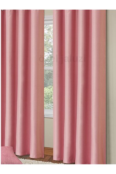 Özel Jaluzi Pink Blackout (Blackout) Non-Pile Sunshade – Light Glossy (539)
