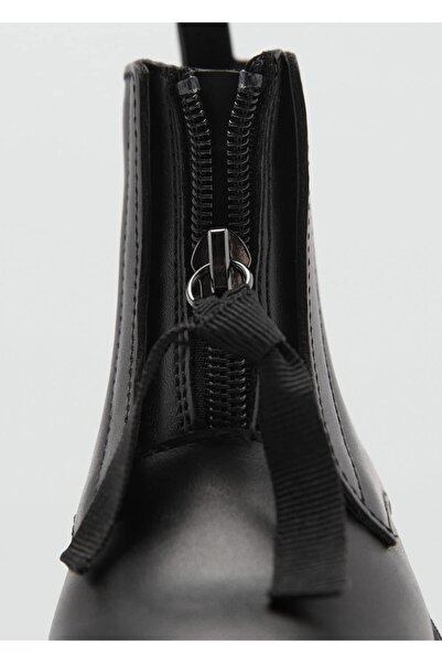 MANGO Baby Düz tabanlı deri yarım bot