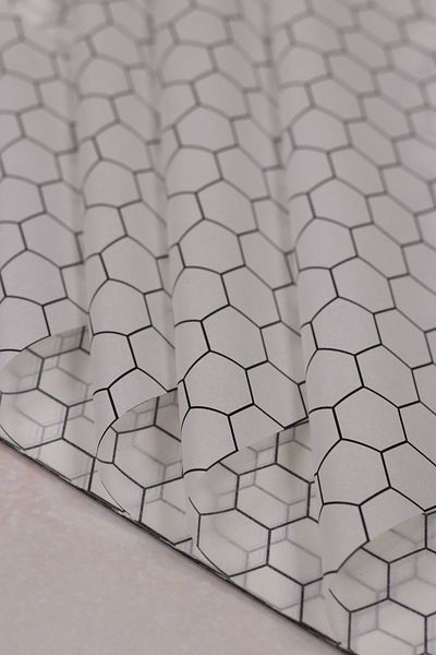 demontecraft Black Honeycomb Pattern Pelur Paper Pelur Packaging Paper Gift Package 50x70 10 Pieces