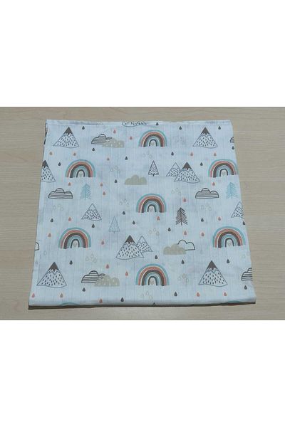 Alpıno Newborn - Muslin Blanket and Blanket (100% Cotton Baby Blanket, 85cm X 85cm)