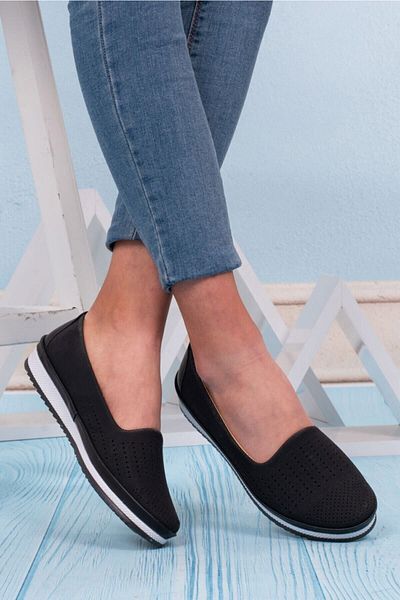 MERİSER Tan Women's Soft Full Orthopedic Comfortable Shoes Wide Fit