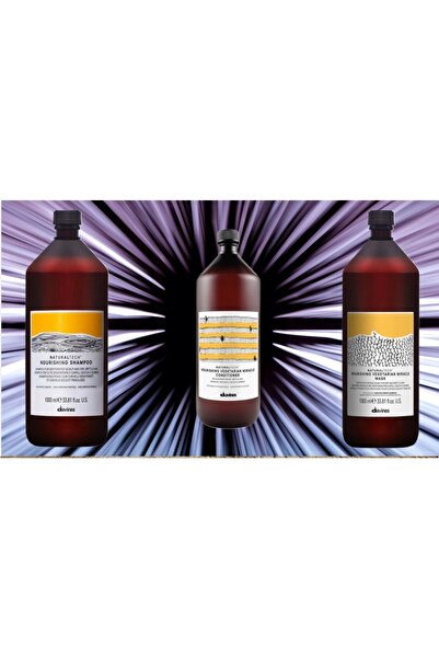 Davines Besleyici,Onarıcı,Arındırıcı Üçlü-Parabensiz Şampuan,Saç Kremi,Saç Maskesi passi.3770