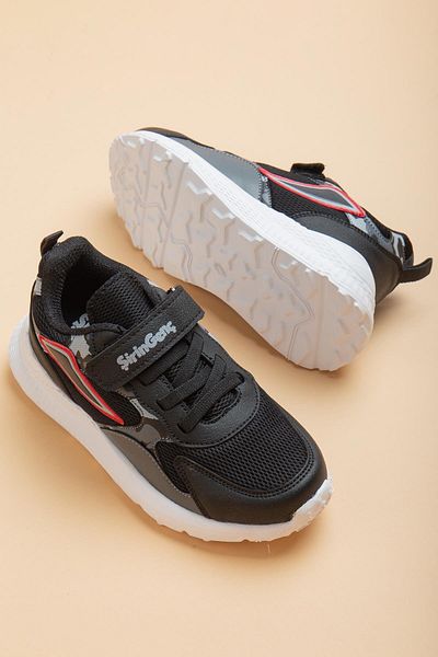 Dilimler Ayakkabı Şirinbebe Şiringenç High Sole Black Boy's Sports Shoes