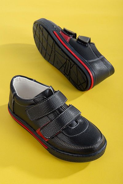 Dilimler Ayakkabı Şirinbebe Şiringenç Orthopedic Velcro Thick Sole Red Boys' Shoes