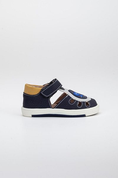 Dilimler Ayakkabı Şirinbebe Side Open Velcro Yellow Men's İlkadım Baby Orthopedic Shoes