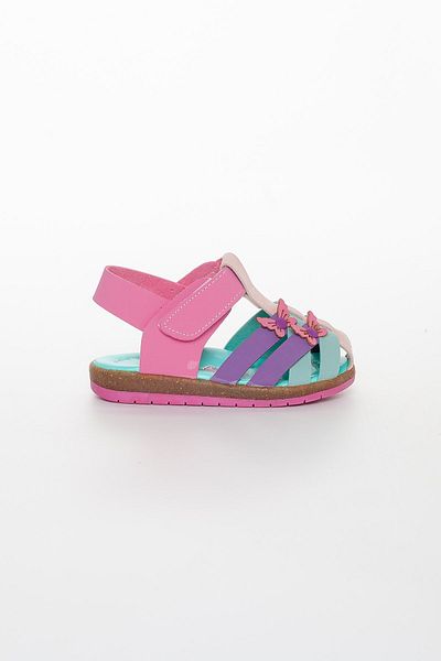 Dilimler Ayakkabı Cute Baby Orthopedic Cage Purple Fuchsia Girl Ilkadım Baby Sandals