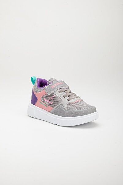 Dilimler Ayakkabı Şirinbebe Şiringenç Thick Sole Gray Girls' Sports Shoes