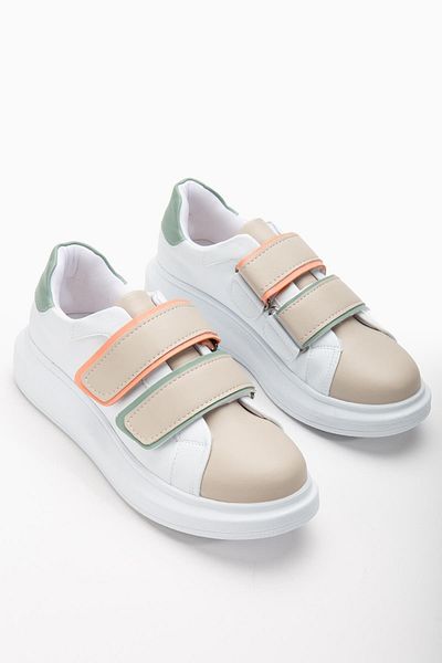 Dilimler Ayakkabı Balloon Sole 2 Velcro Skin Women's Sports Shoes