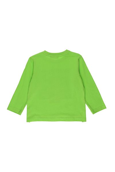 Panço Bedrucktes grünes T-Shirt für Babys