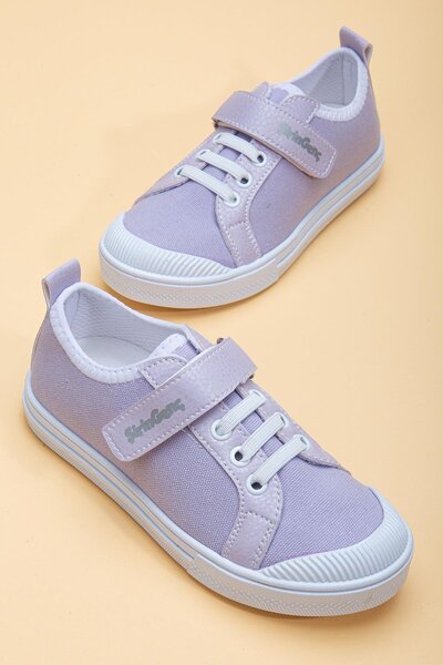 Dilimler Ayakkabı Şirinbebe Şiringenç Linen Lilac Girl İlkadım Baby Kids Shoes