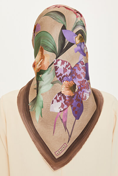 Armine 2024 Season Dj Pure Silk Scarf 9215d - Φθινόπωρο/Χειμώνας (S) (Sura) - E24k9215d01