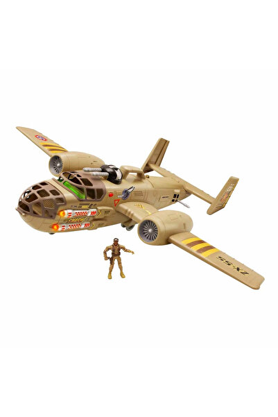 TOYFEST The Corps Universe Beast Bomber Sesli ve Işıklı Askeri Uçak - 89 CM