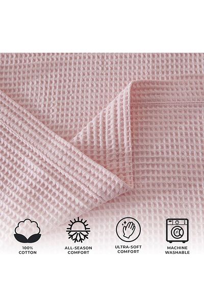 GİNETEKS Waffle Pi̇ke Single Person (170X230&Lux Pi̇ke Cover