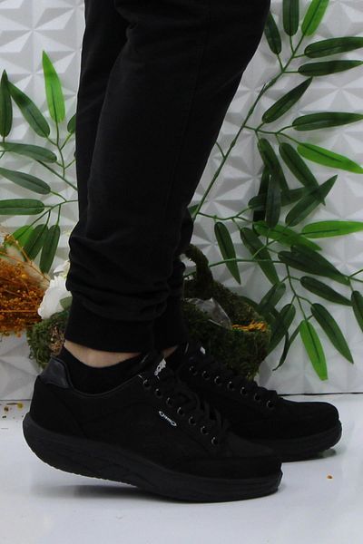 Scooter M0781 Black Comfortable Original Product Walking Shoes Genuine Leather Men's Shoes