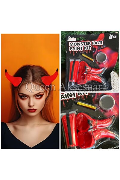 QUEEN AKSESUAR ithal Helloween cadılar Partisi takma boynuz şeytan yapım mode...