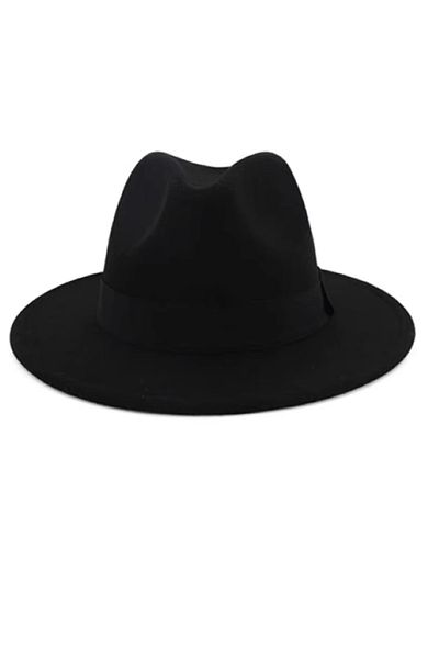 Mihos Black Trilby Panama Hat