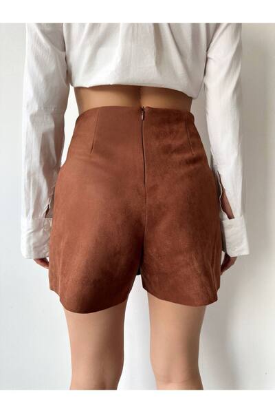 RockMore Süet Şort Etek