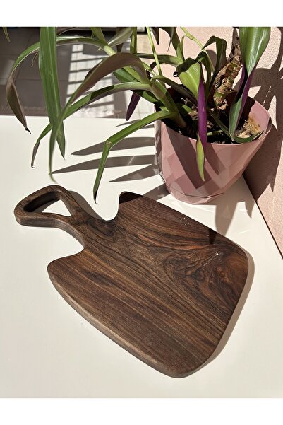 kütükland Walnut Cutting and Chopping Presentation Board - Ideal