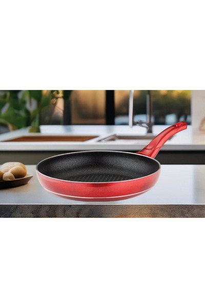 EVİNDA Teflon Tek Kulp 18 Cm Tava 3 Mm