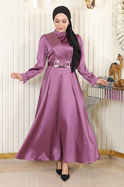 Moda Mihram Abendkleid aus Satin