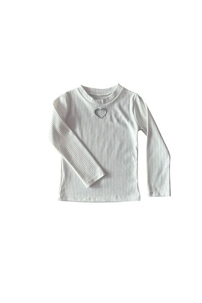 Panino Heart Embroidered Long Sleeve Badi 5-8 Years