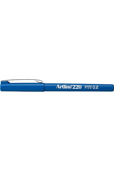 artline 220 Super Fine 0.2mm Felt Tip Pen Royal Blue