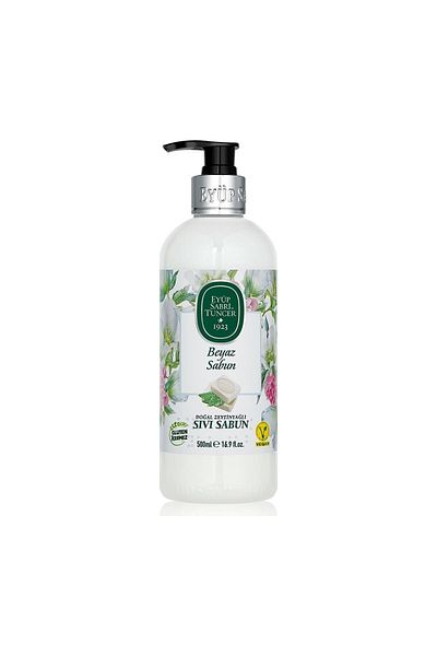 Eyüp Sabri Tuncer White Soap Liquid Soap with Natural Olive Oil 500 ml