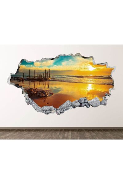 KanvasSepeti Full HD štampa 3D moderna zidna nalepnica