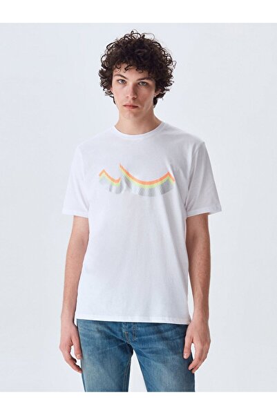 Ltb White T-shirt with logo