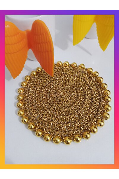 ZEYNEP ELA Kahve yanı pullu sunum pecete 3 adet