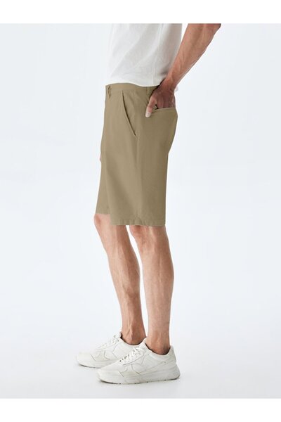 Ltb Chino Cream Shorts with Pockets