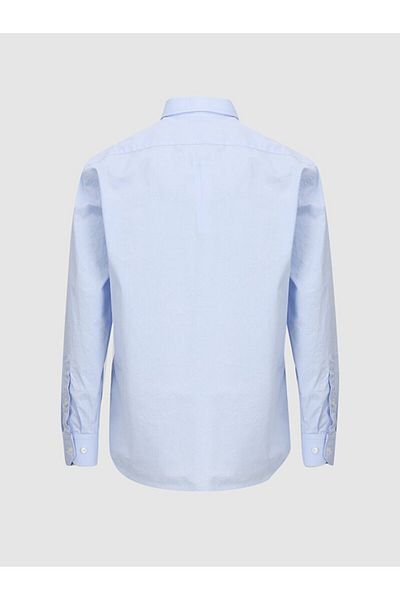 Ltb Blue Textured Shirt