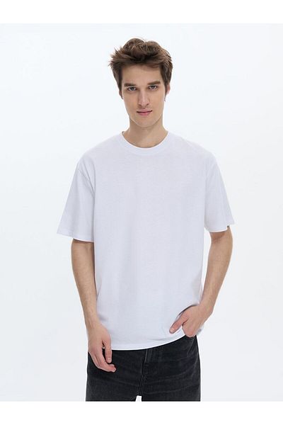 Ltb Tricou cu imprimeu alb