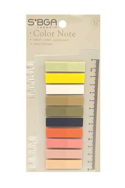sibga tasarım Transparent Colored Postit Post-it Post ItBookmark Bookmark Postit Sticker Note Paper 200 Sheets