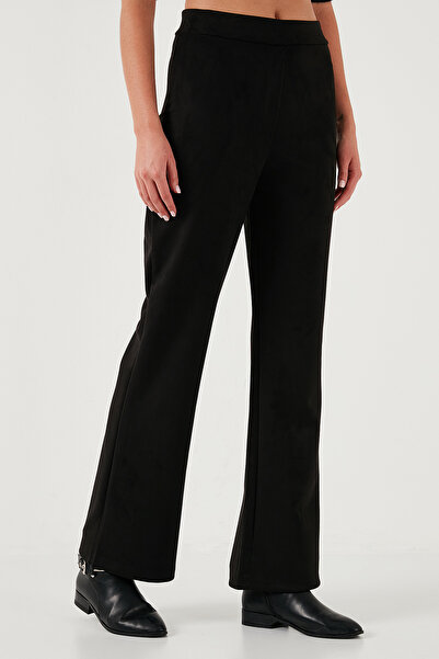 Lela Scuba Suede Ψηλόμεσο Φαρδύ Παντελόνι ΠΑΝΤΕΛΟΝΙ 5865974