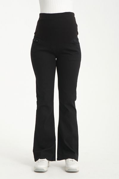 KATLİN MATERNİTY WEAR Spanish Leg Lycra Maternity Jeans - Adjustable Waist