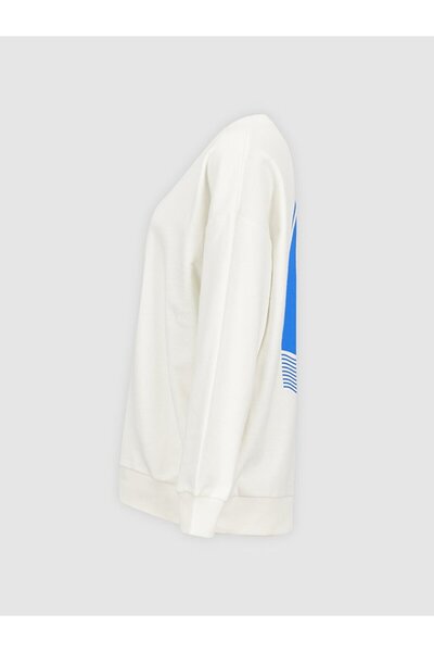 Ltb Hanorac alb imprimat pe spate