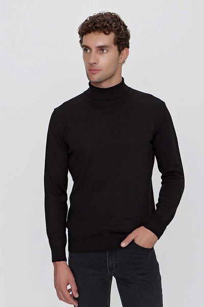 Morven Πλεκτό πουλόβερ Basic Dynamic Fit Relaxed Cut με ζιβάγκο