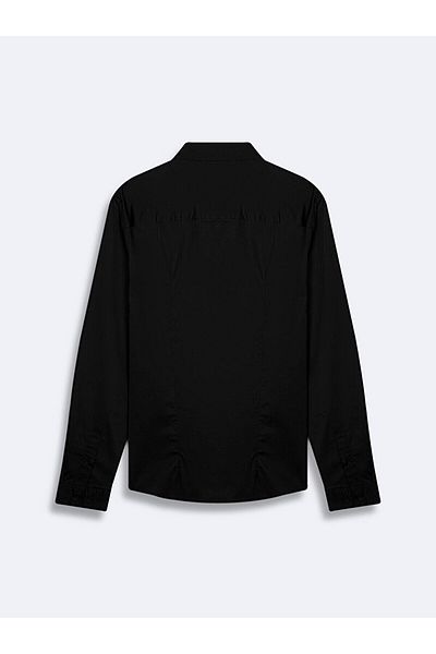 Ltb Black Textured Shirt