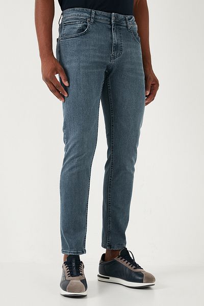 Buratti Мъжки дънки - Еластичен памук, Slim Fit, Нормална талия, Прав крачол, JEANS 3300S02TOKYO