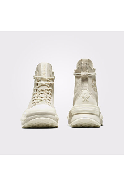 Converse Run Star Legacy Cx Platform Mono Suede Unisex Cream Sneaker