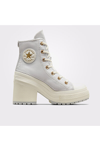 Converse Chuck 70 De Luxe Heel Unisex Gri Platform Sneaker