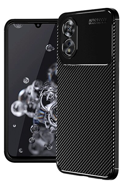 Hatreds Oppo A60 Uyumlu Karbon Tasarımlı A++ Kalite Korumalı Kılıf