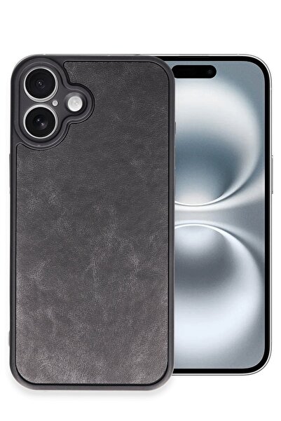 Hatreds iPhone 16 Uyumlu Derili Dizayn Kamera Korumalı A+ Kalite Silikon Kapa...
