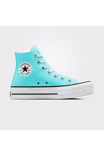 converse Adidași cu platformă albastră unisex Chuck Taylor All Star Lift