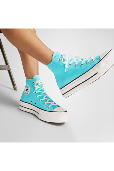 Converse Chuck Taylor All Star Lift Unisex Mavi Platform Sneaker