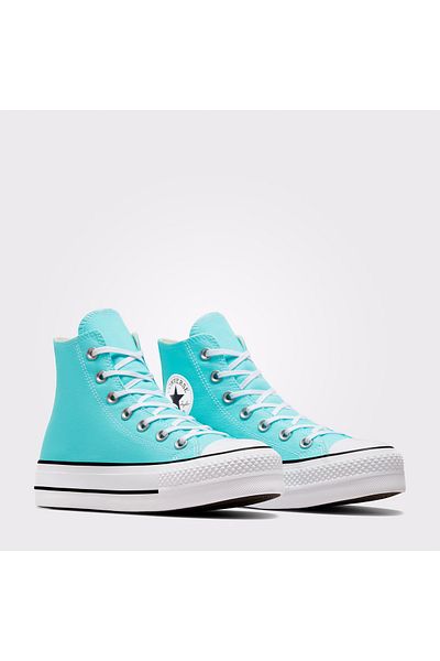converse Adidași cu platformă albastră unisex Chuck Taylor All Star Lift