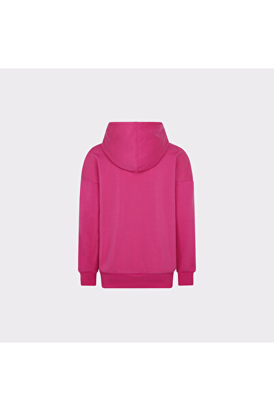Converse Oversized Chuck Patch Çocuk Pembe Hoodie