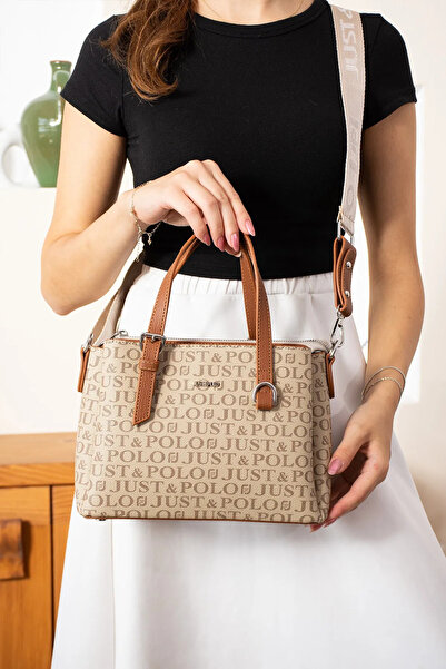 JP POLO Women's Original Just Polo Stylish Hand and Shoulder Bag with Adjustable Strap Shopper Size: 18 X 25 cm