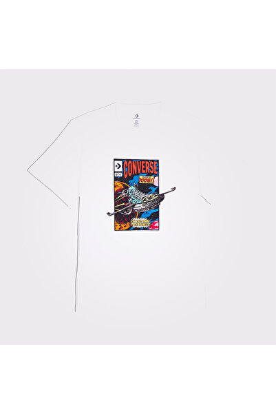 Converse Comic Cover Erkek Beyaz T-Shirt